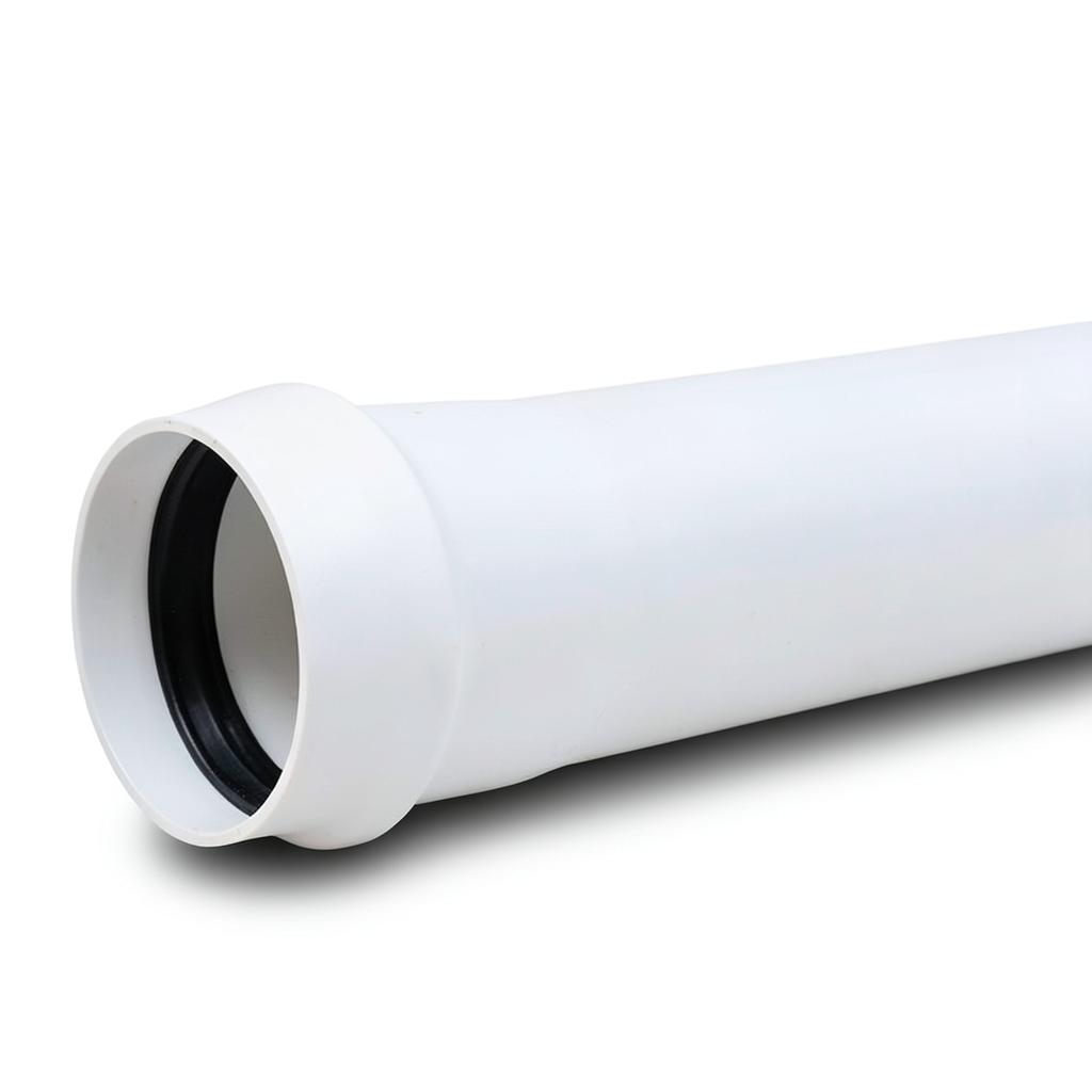 أنابيب UPVC ضغط 6 بار كلاس 3، مقاس 800 مم، سماكة 23.3 مم، لون أبيض