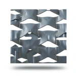 Hot Rolled Expanded Metal Memari Design, Wire Diameter 4.8 mm, Width 2.44 M, Length 1 M