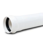 أنابيب بلاستيك UPVC ضغط 10 بار سماكة 10.8 مم، مقاس 225 مم كلاس 4، لون أبيض