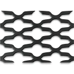 Hot Rolled Expanded Metal 1.8 mm Thickness, Size 1.22×1 m, Mozakhraf Design