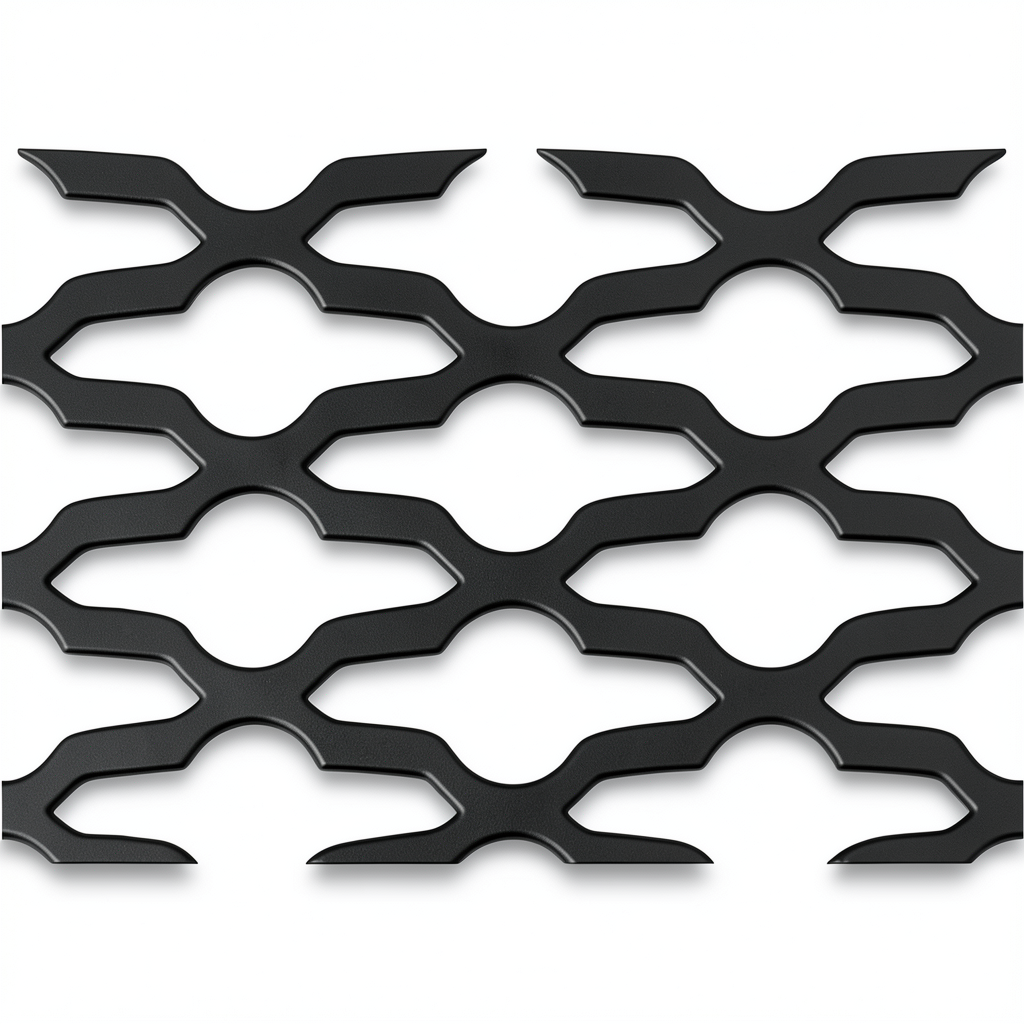 Hot Rolled Expanded Metal 1.8 mm Thickness, Size 1.22×1 m, Mozakhraf Design