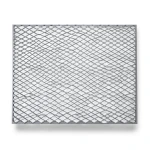 Hot Rolled Expanded Metal Wiremesh Memari Shape 4.8 mm Thick 2.44 M Width 5 M Length