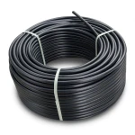 لفة أنابيب HDPE ضغط 4 بار PE 100 قطر خارجي 125 مم SDR 33 لون اسود