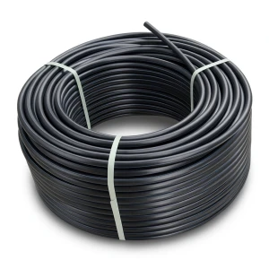 لفة أنابيب HDPE ضغط 4 بار PE 100 قطر خارجي 125 مم SDR 33 لون اسود
