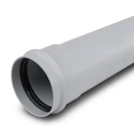 مواسير UPVC ضغط 6 بار كلاس 3، مقاس 50 مم، سمك 1.8 مم، لون رمادي