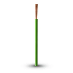 1.5mm Single Core Stranded Wire CU/PVC, 450/750V, Green Color | Jeddah Cables Company