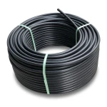 لفة أنابيب بلاستيك HDPE ضغط 4 بار PE 100 قطر خارجي 160 مم SDR 33 لون أسود
