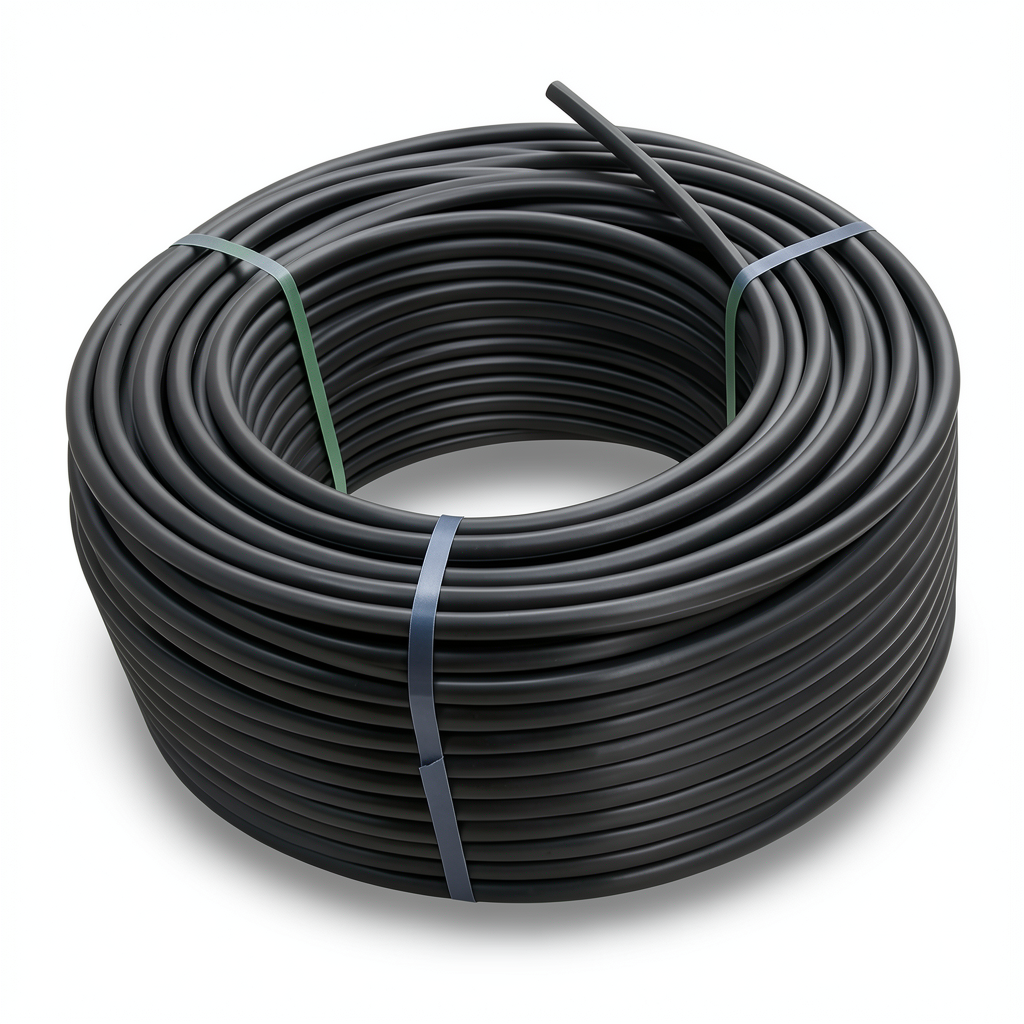 HDPE Plastic Coil Pipe PN 9.9 Bar PE 100 OD 25 mm SDR 13.6 Black