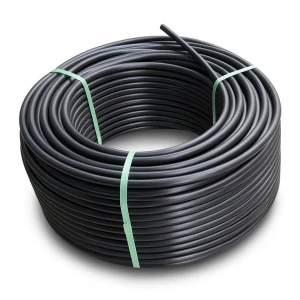 لفة أنابيب HDPE ضغط 9.9 بار PE 100 قطر خارجي 32 مم SDR 13.6 لون أسود
