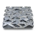 Hot Rolled Expanded Metal Mesh Memari Shape Thickness 4.8 mm Size 2.44×2 m