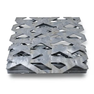 Hot Rolled Expanded Metal Mesh Memari Shape Thickness 4.8 mm Size 2.44×2 m