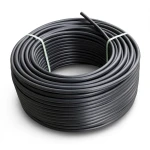 لفة أنابيب بلاستيك HDPE ضغط 9.9 بار PE 100 قطر خارجي 50 مم SDR 13.6 لون اسود