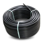 لفة أنابيب HDPE ضغط اسمي 9.9 بار PE 100 قطر خارجي 75 مم SDR 13.6 لون أسود
