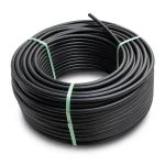 لفة أنابيب بلاستيك HDPE ضغط اسمي 9.9 بار PE 100 قطر خارجي 110 مم SDR 13.6 لون أسود