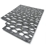 Hot Rolled Expanded Metal Wiremesh 5.8 mm Thickness 2.44×4 m Memari Design