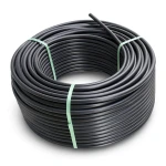 لفة أنابيب بلاستيك HDPE ضغط 9.9 بار PE 100 قطر خارجي 140 مم SDR 13.6 أسود