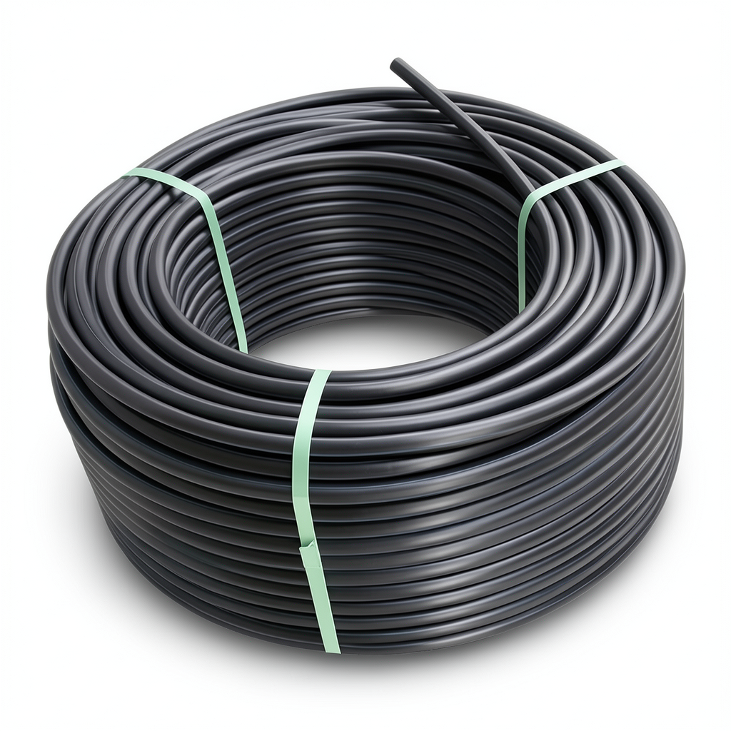 لفة أنابيب بلاستيك HDPE ضغط 9.9 بار PE 100 قطر خارجي 140 مم SDR 13.6 أسود