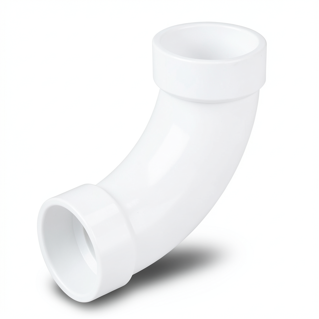 UPVC Elbow Long Radius 45° Outside Diameter 110 mm White Color | SAPPCO