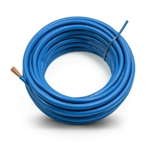 CU/PVC Stranded Wire 10mm2 450/750V Blue Color | Jeddah Cables Company