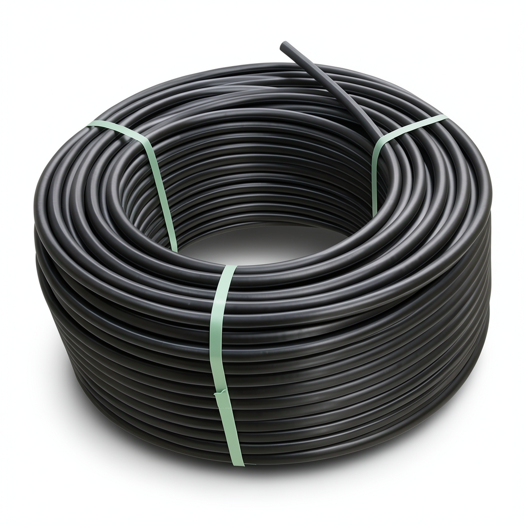 HDPE Plastic Coil Pipe PN 9.9 Bar PE 100 OD 160 mm SDR 13.6 Black
