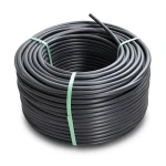 لفة أنابيب HDPE ضغط اسمي 12.5 بار PE 100 قطر خارجي 20 مم SDR 11 لون أسود