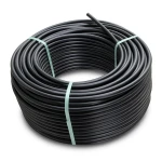 لفة أنابيب HDPE ضغط 12.5 بار PE 100 قطر خارجي 25 مم SDR 11 لون أسود