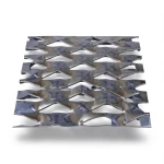 Hot Rolled Expanded Metal Sheet Flattened Memari Shape 4.8 mm Thick, 2.44 M Width, 6 M Length