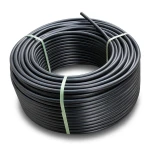 لفة أنابيب بلاستيك HDPE ضغط 12.5 بار [PE 100] قطر خارجي 40 مم SDR 11 لون أسود