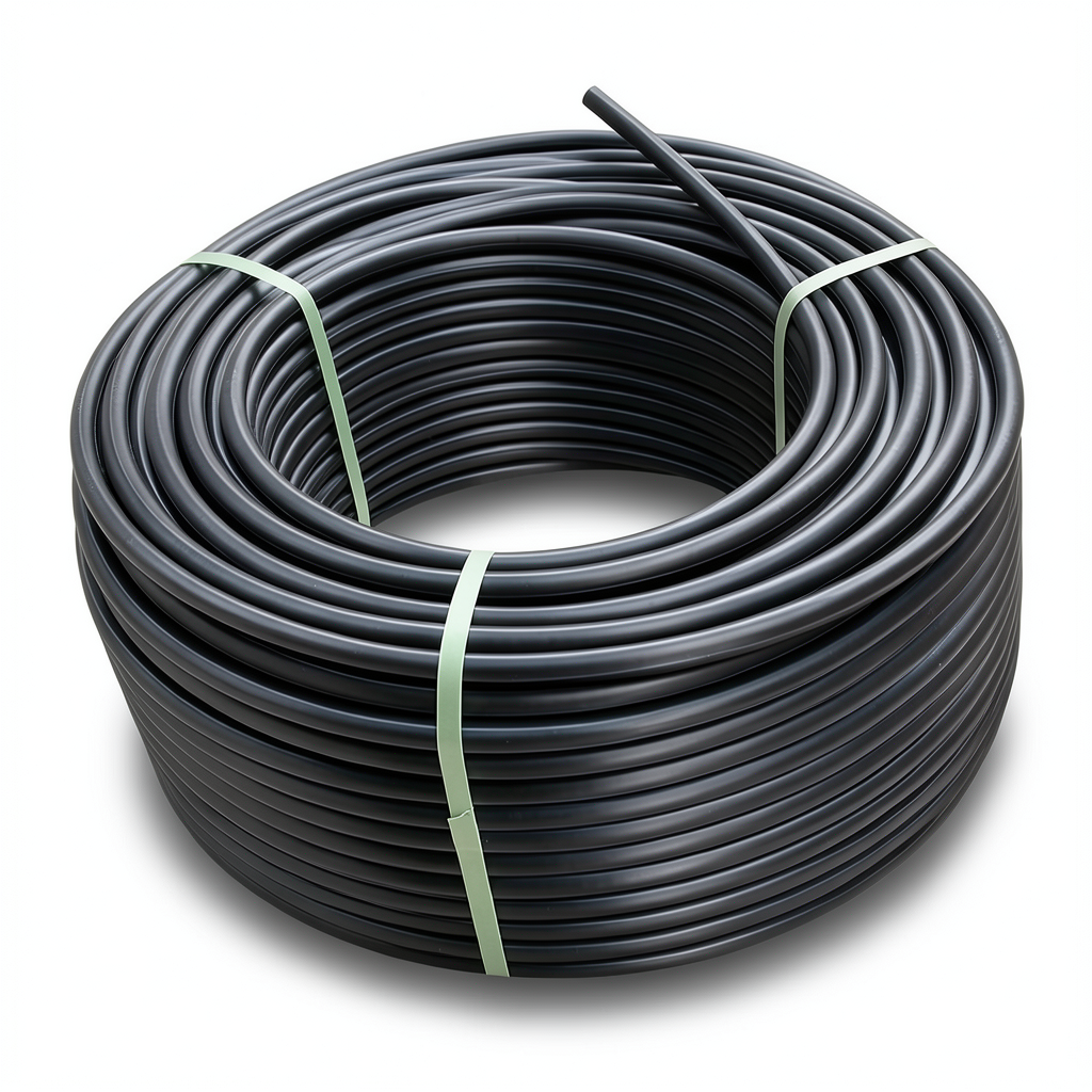 لفة أنابيب بلاستيك HDPE ضغط 12.5 بار [PE 100] قطر خارجي 40 مم SDR 11 لون أسود