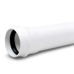 انابيب بلاستيك UPVC ابيض سماكة 7.7 مم مقاس 160 مم كلاس 4 ضغط 10 بار