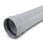 مواسير UPVC ضغط 6 بار كلاس 3، مقاس 50 مم، سمك 1.8 مم، لون رمادي