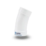 UPVC Elbow Long Radius 22.5° Outside Diameter 110 mm White Color | SAPPCO