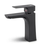 Washbasin Mixer 12 cm Black Color | Saudi Ceramics | Saudi Ceramics