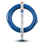 سلك نحاس مجدول CU/PVC مساحة مقطع 4 ملم، 450/750 فولت، لون أزرق، كابلات جدة | شركة كابلات جدة