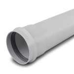 مواسير UPVC ضغط 6 بار كلاس 3، مقاس 50 مم، سمك 1.8 مم، لون رمادي