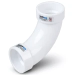 UPVC Elbow Long Radius 45° Outside Diameter 200 mm White Color | SAPPCO