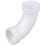 UPVC Elbow Long Radius 45° Outside Diameter 225 mm White Color | SAPPCO