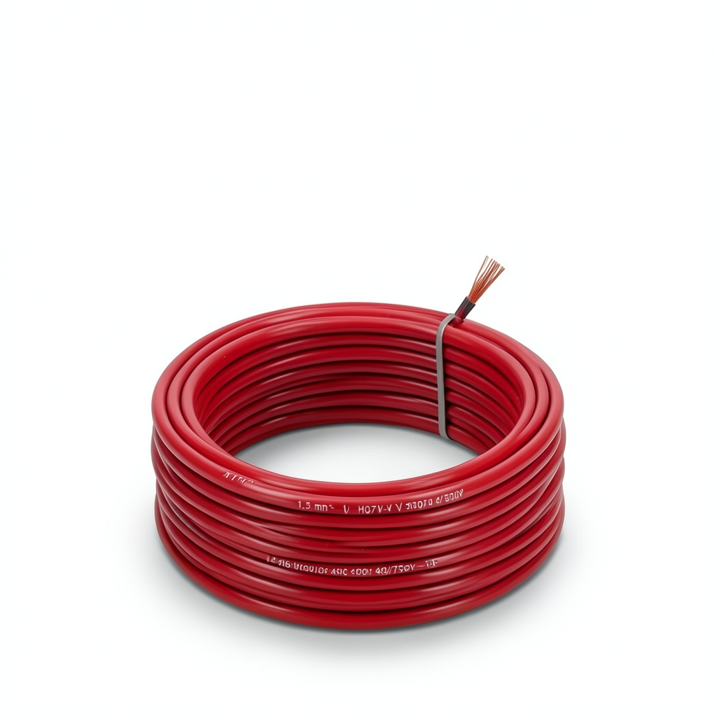 PVC Insulation Flexible Copper Electric Wire 1.5mm2 450/750V Red | Al Fanar