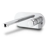 Italian Automatic Concealed Brass Washbasin Mixer, 18 cm, Chrome