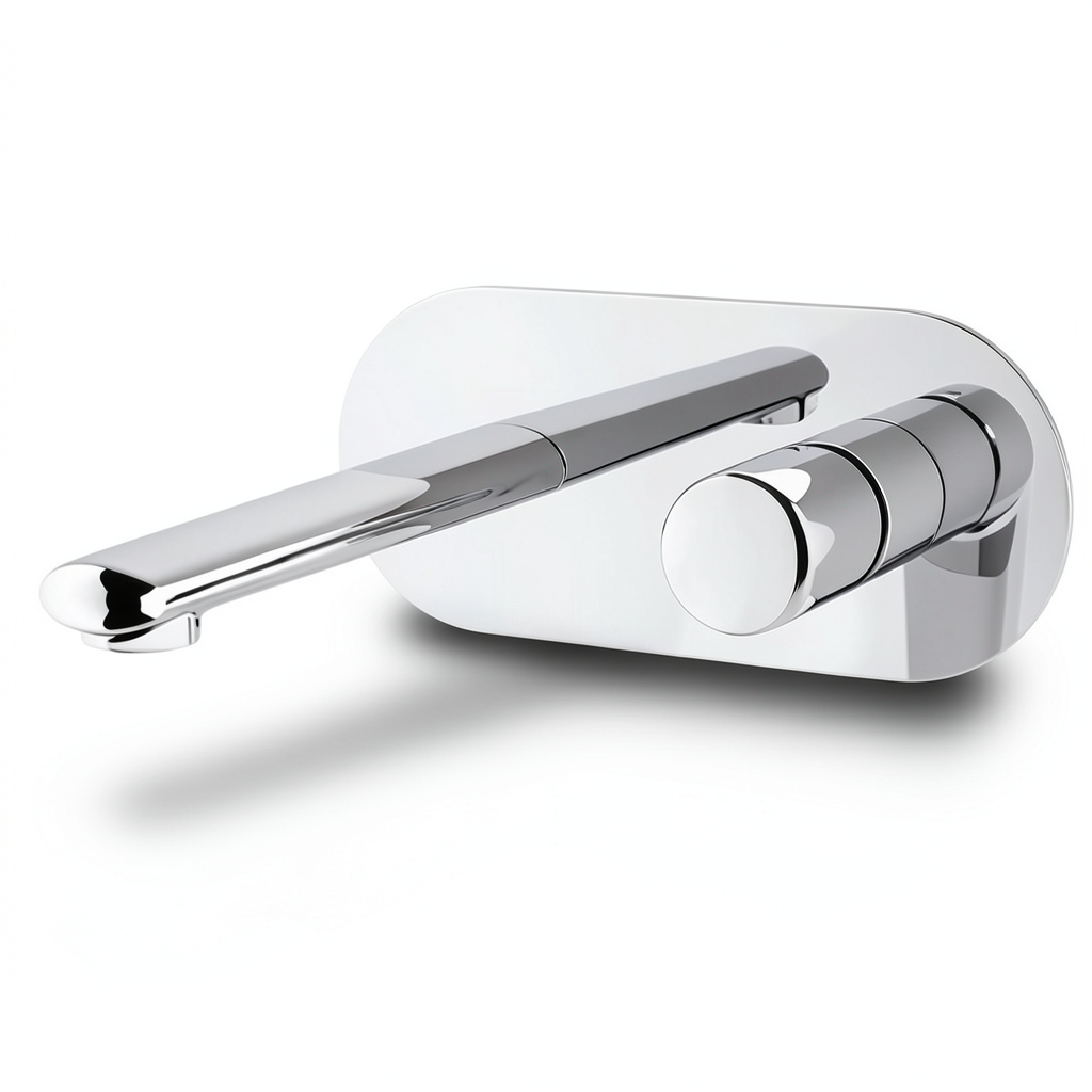 Italian Automatic Concealed Brass Washbasin Mixer, 18 cm, Chrome