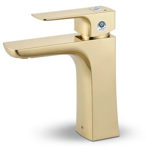 Bath Wash Basin Mixer Gold Color | Saudi Ceramics