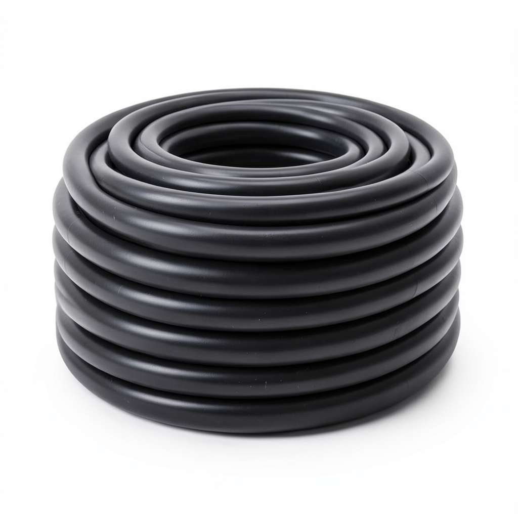 مواسير بلاستيك HDPE ضغط 16 بار PE 100 قطر خارجي 125 مم سمك 14 مم لون اسود