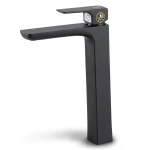 Bathroom Wash Basin Mixer Black, Durable Brass | Saudi Ceramics