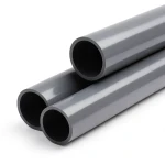 UPVC Plastic Pipe PN 6 Bar Size 4 inch Thickness 4 mm Dark Gray