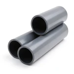 UPVC Plastic Pipe PN 9 Bar Size 2 inch Thickness 3 mm Dark Gray