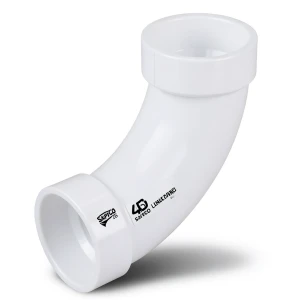 UPVC Elbow Long Radius 45° Outside Diameter 75 mm White Color | SAPPCO