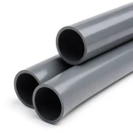 أنابيب بلاستيك UPVC ضغط 9 بار مقاس 2 1/2 إنش سماكة 3.5 مم لون رمادي غامق