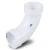 UPVC Elbow Long Radius 45° Outside Diameter 75 mm White Color | SAPPCO - Image 1