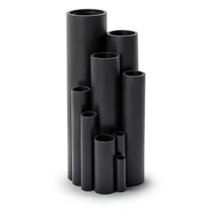 HDPE Plastic Pipe Pressure 16 Bar PE 100 OD 225 mm Thickness 25.2 mm Black