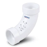 UPVC Elbow Long Radius 45° Outside Diameter 160 mm White Color | SAPPCO